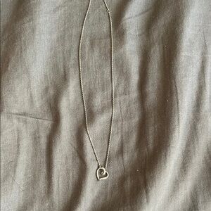 Kay’s jewelry elegant Silver Heart Pendant Necklace